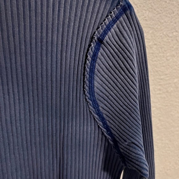 NWT Spades Ribbed Mineral Wash Distressed Button Front Cardigan size M - Picture 10 of 10